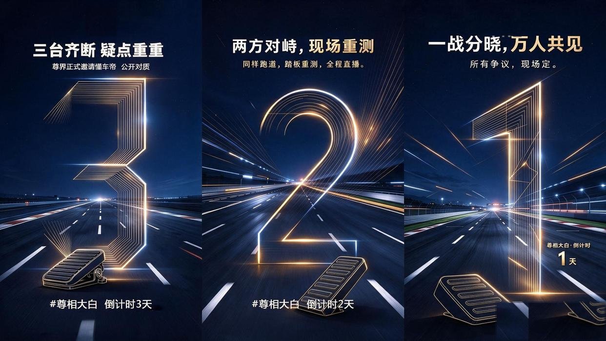 发布会倒计时海报设计 尊相大白
