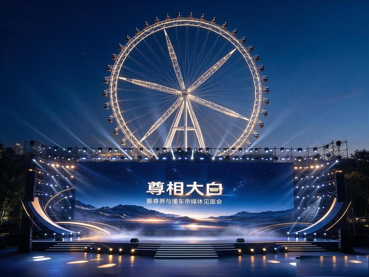 尊相大白发布会主题KV设计